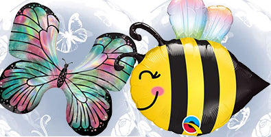 Flowers Butterflies & Bug Balloons