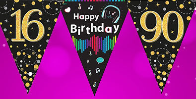 Birthday & Ages Party Bunting