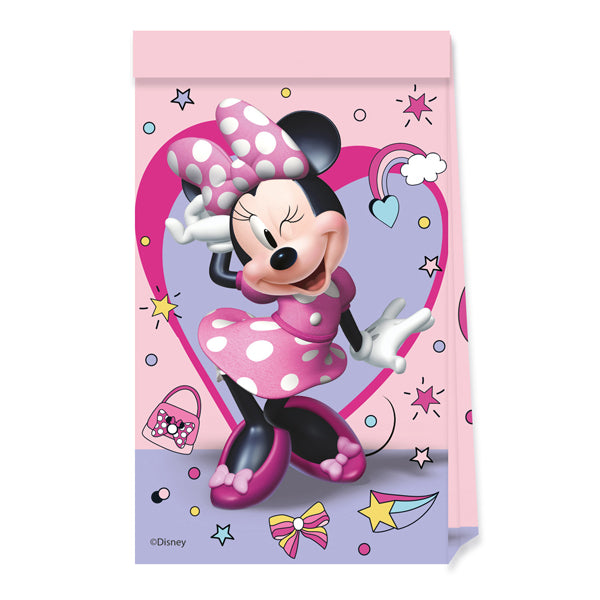 Minnie Mouse Paper Party Bags 4pk