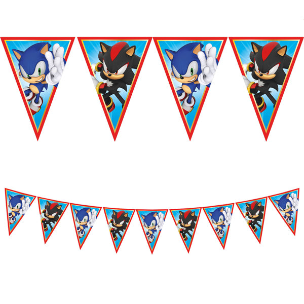 Sonic The Hedgehog Party Bunting