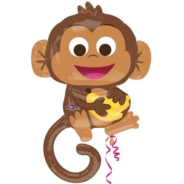 Happy Monkey Supershape Balloon