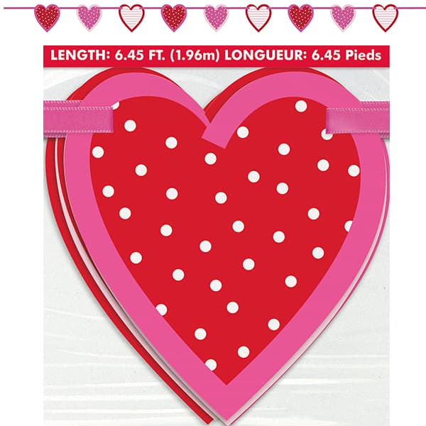 Valentine Hearts Banner