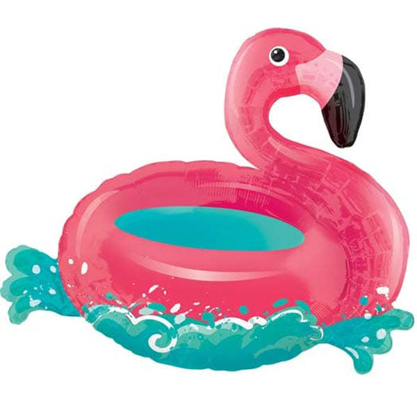 Floating Flamingo Supershape Balloon