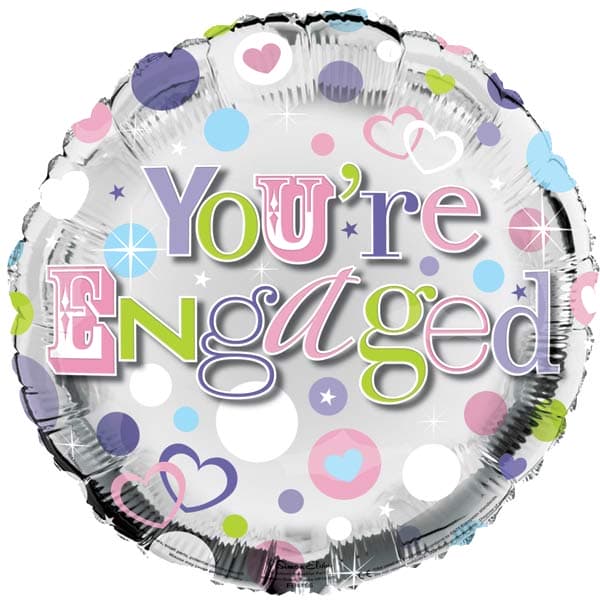 18" Your Engaged Foil Balloon