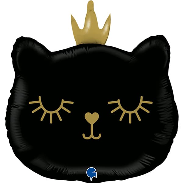 Black Princess Cat Balloon
