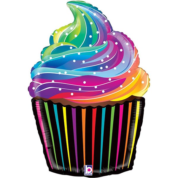 Rainbow Cupcake Balloon