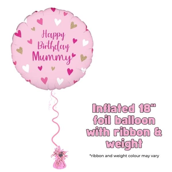 18" Happy Birthday Mummy Foil Balloon
