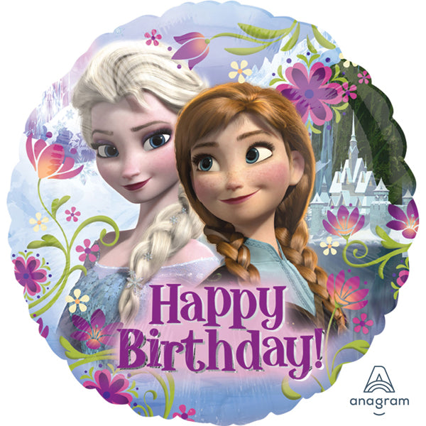 18" Frozen Happy Birthday Foil Balloon
