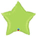 36" Lime Green Star Foil Balloon