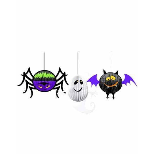 3D Gruesome Group Hanging Decorations 3pk
