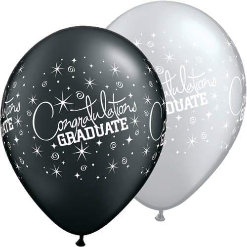 Congratulations Graduate Assorted Latex Balloons x25