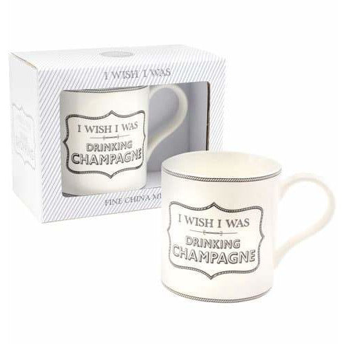 I Wish I Was Drinking Champagne Mug