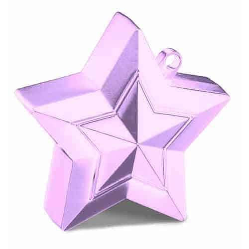 Pearl Pink Balloon Star Weights