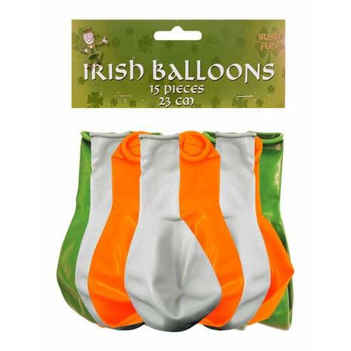 Irish Assorted Latex Balloons 15pk