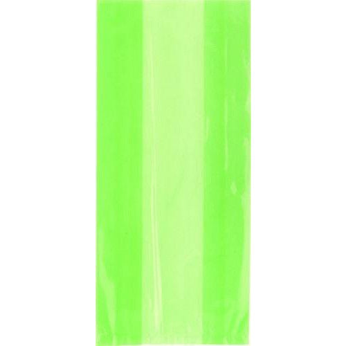 Lime Green Cello Bags x30