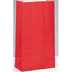 Ruby Red Paper Party Bag x 12
