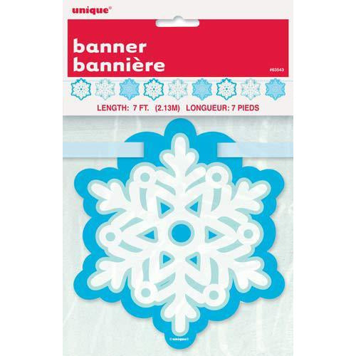 Snowflakes Cut Out Banner