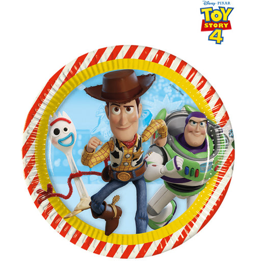 Toy Story 4 Paper Plates 8pk
