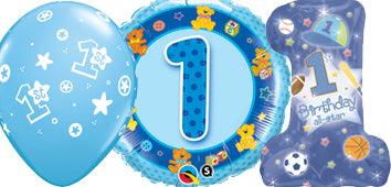 1st Birthday Boy Balloons