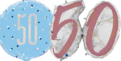 Age 50 Birthday Balloons