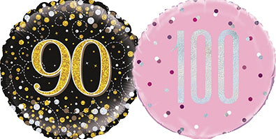 Age 90-100 Birthday Balloons