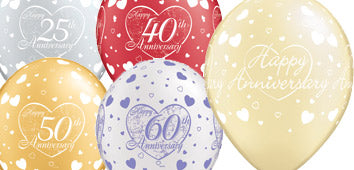 Anniversary Latex Balloons