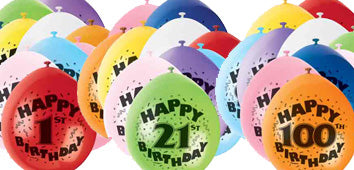 Age Latex Balloons