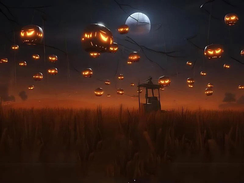 Halloween Sky Lantern