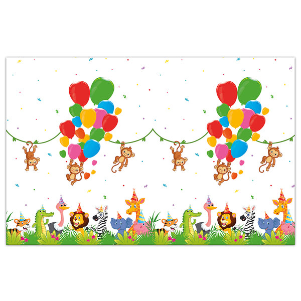 Jungle Party Animals Plastic Tabelcover