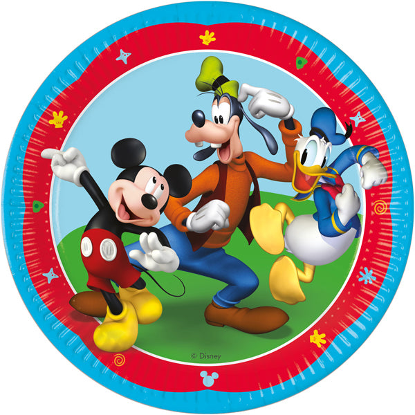 Mickey Mouse Paper Plates 8pk