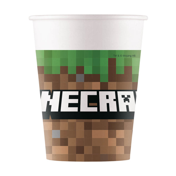 Minecraft Paper Cups 8pk