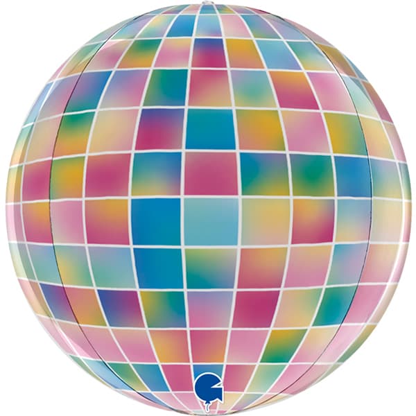 15" Disco Ball Globe Foil Balloon