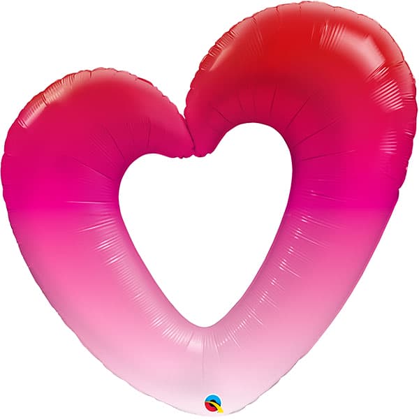 Ombre Heart Balloon