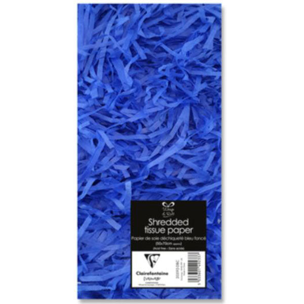 Dark Blue Shredded Tissue Paper