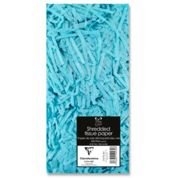 Light Blue Shredded Tissue Paper — The Party Monster