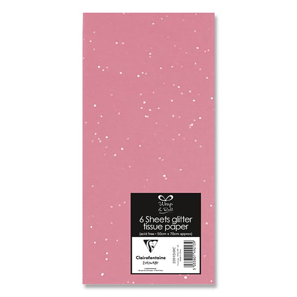 Baby Pink Sparkle Tissue Paper