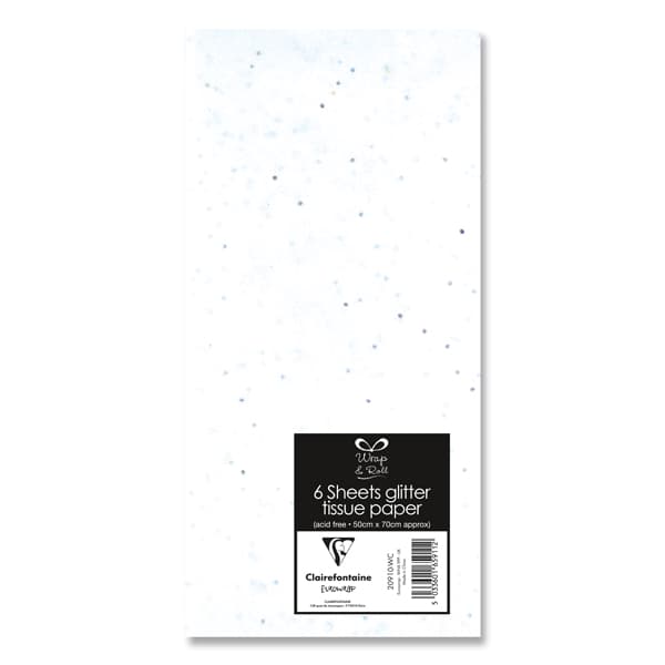 White Sparkle Tissue Paper