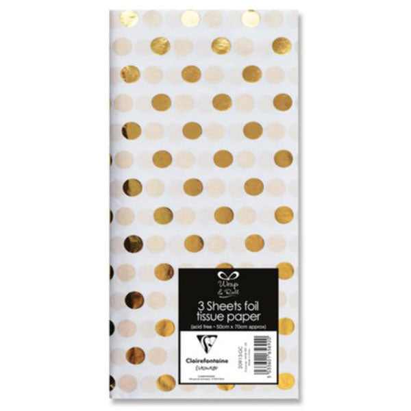 Gold Dots Tissue Paper