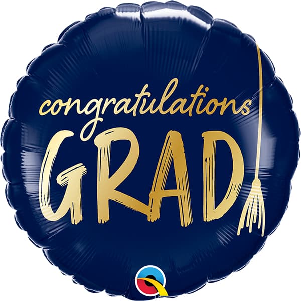 18" Congratulations Grad Tassels Foil Balloon