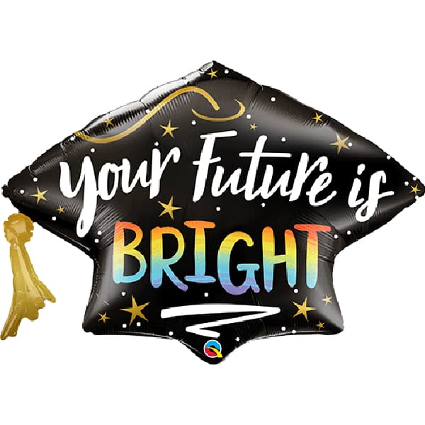 Your Future Is Bright Grad Cap Balloon