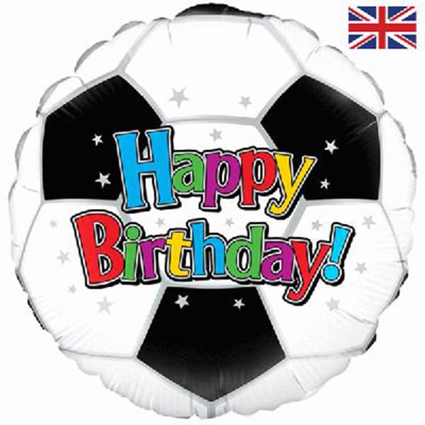 18" Football Happy Birthday Foil Balloon