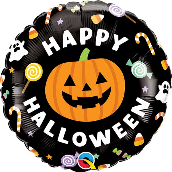 18" Halloween Jack & Candies Foil Balloon