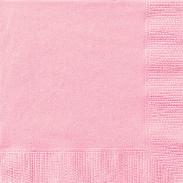 Lovely Pink Paper Napkins 20pk