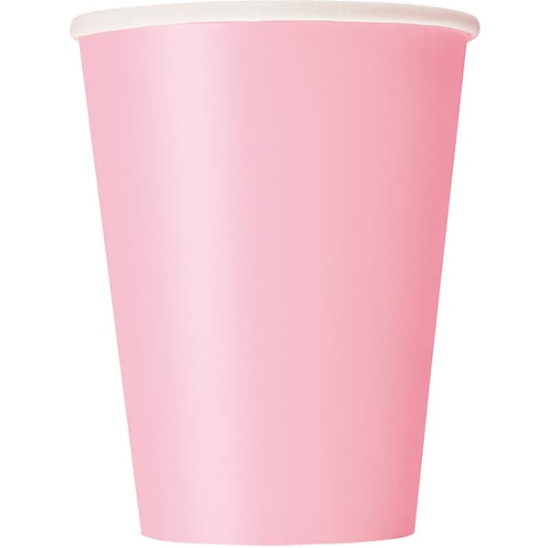 Lovely Pink Paper Cups 8pk