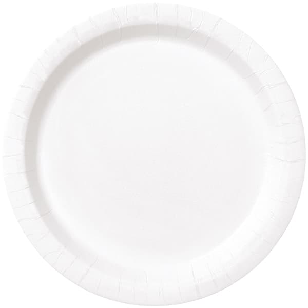 Bright White Paper Plates 16pk