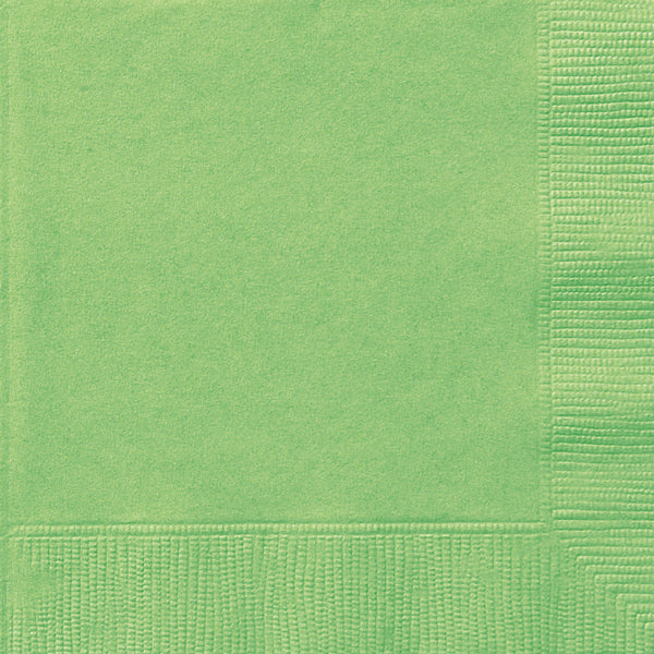 Lime Green Paper Napkins 20pk