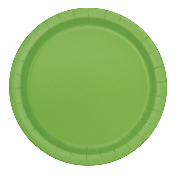 Lime Green Paper Plates 8pk