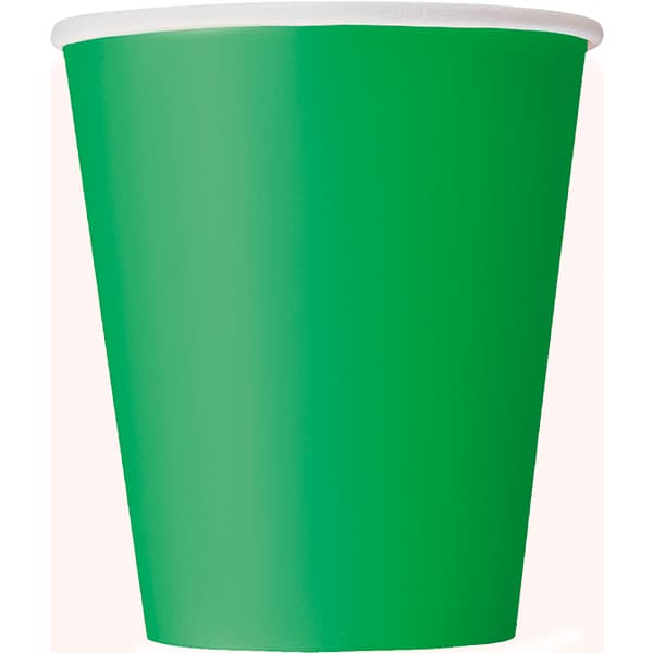 Emerald Green Paper Cups 8pk