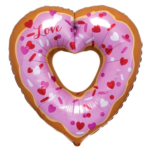 Open Heart Donut Balloon