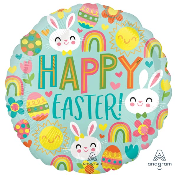 18" Easter Icons Foil Balloon